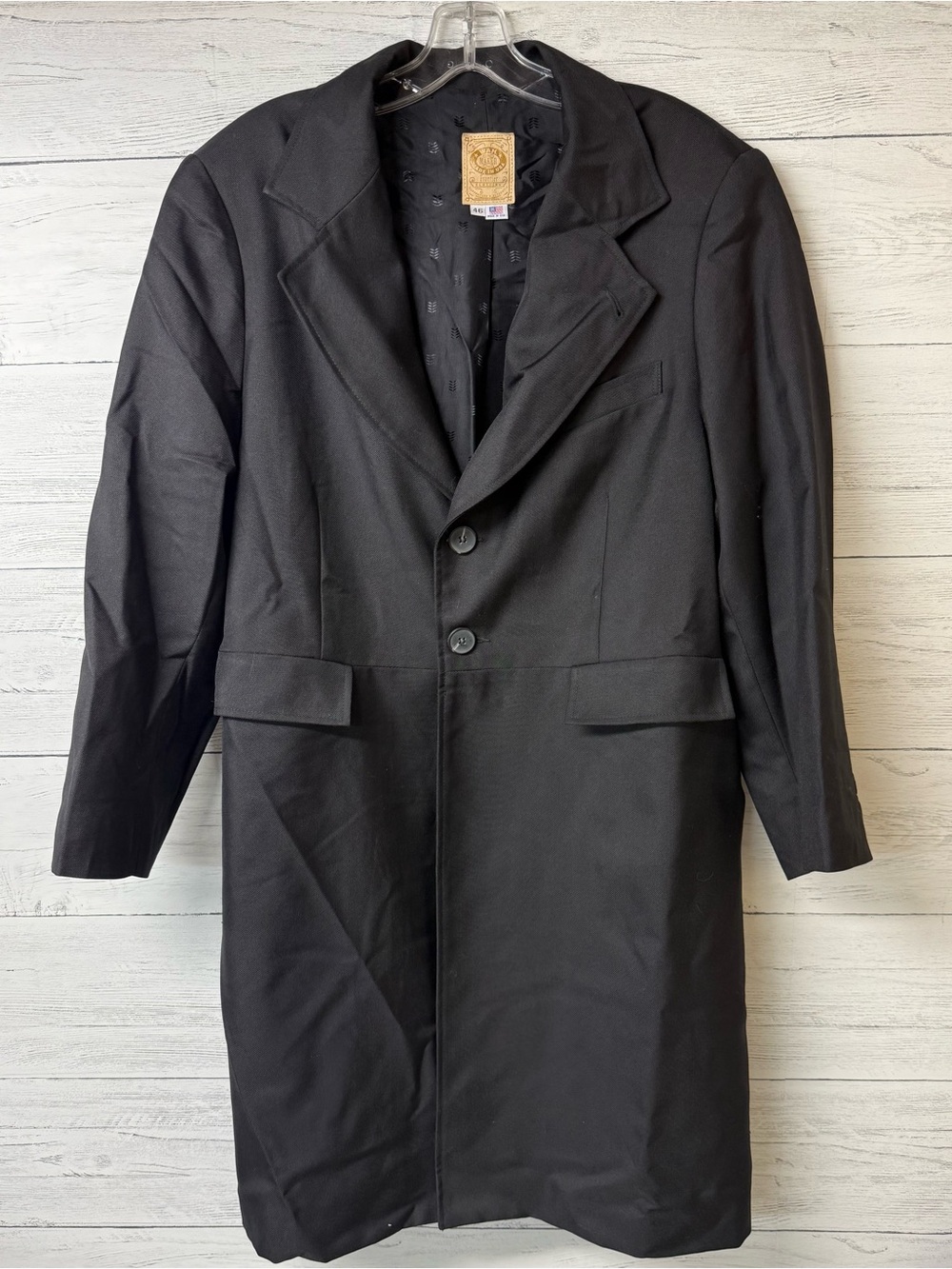 Vintage Wah Maker Black Frontier Frock Coat